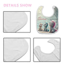 Personalized Three Baby Unicorns Bib - Add Your Name