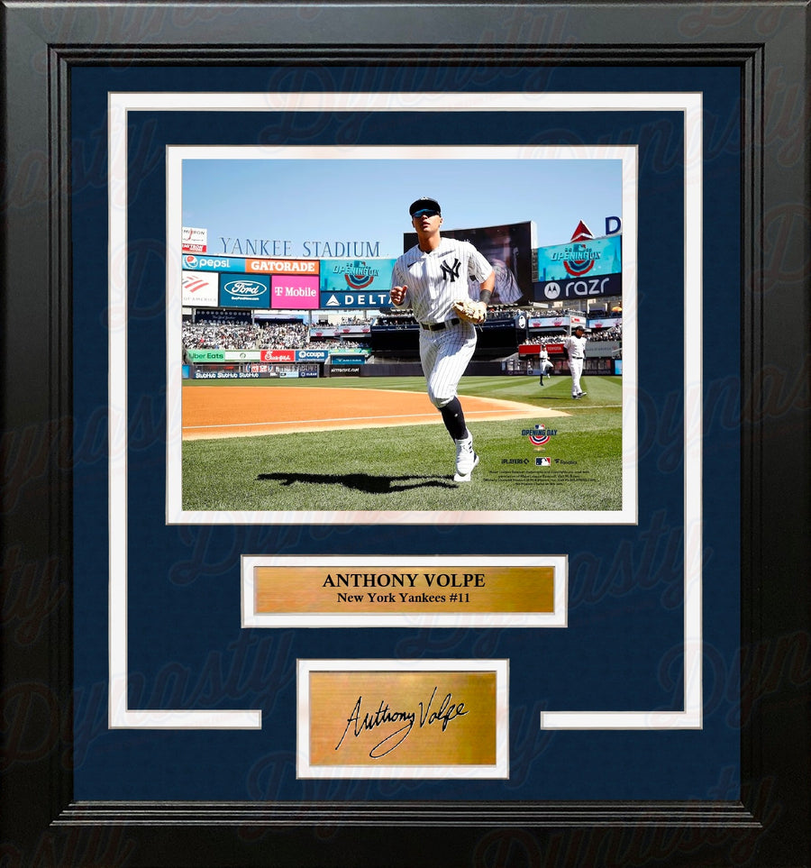 Anthony Volpe Walks Onto the Field New York Yankees 8