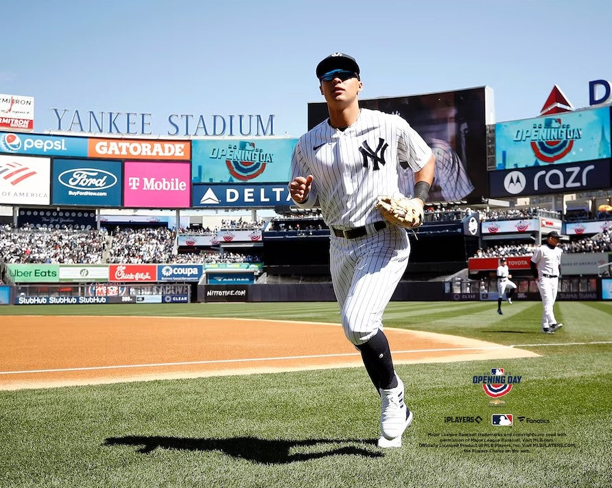 Anthony Volpe Walks Onto the Field New York Yankees 8
