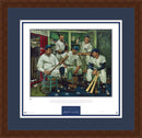 New York Yankees Dream Scene Framed and Matted Lithograph Artwork Print by Artist Jamie Cooper