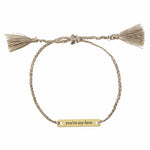 You're My Fave Adjustable Bracelet | In a Giftable Glass Jar with Cork Lid