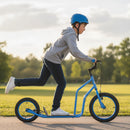 Youth Scooter with Adjustable Handlebar and 16/14-Inch Inflatable Wheels for Age 8+ Years Old