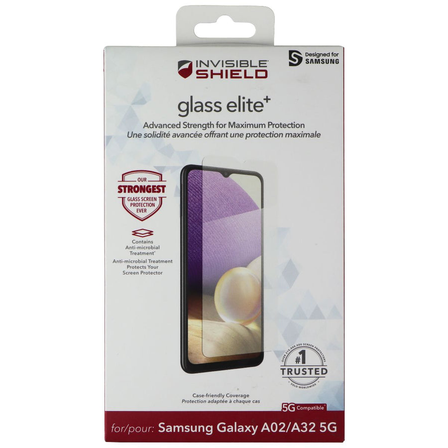 ZAGG (Glass Elite+) Screen Protector for Samsung Galaxy A02 and A32 5G