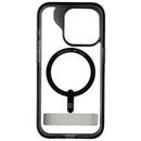 ZAGG Santa Cruz Snap Kickstand Case for MagSafe for iPhone 15 Pro - Black/Clear