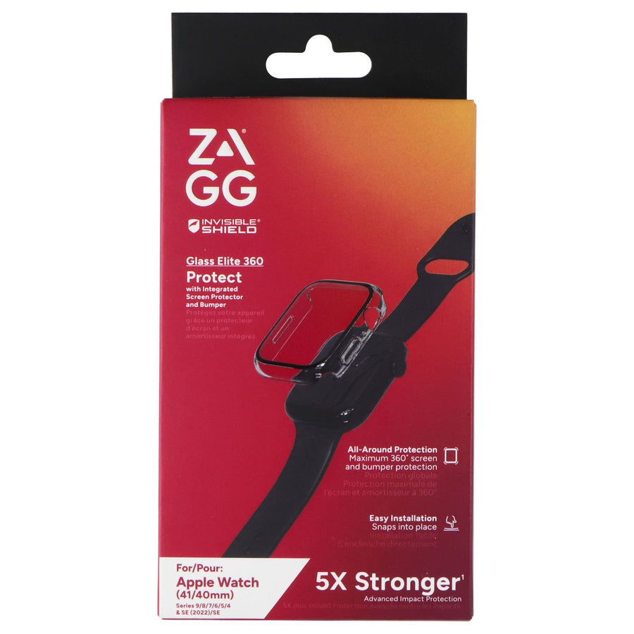 ZAGG Glass Elite 360 Screen Protector & Bumper for Apple Watch 41/40mm