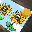 See No, Hear No, Speak No Flower Playmat