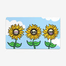 See No, Hear No, Speak No Flower Playmat