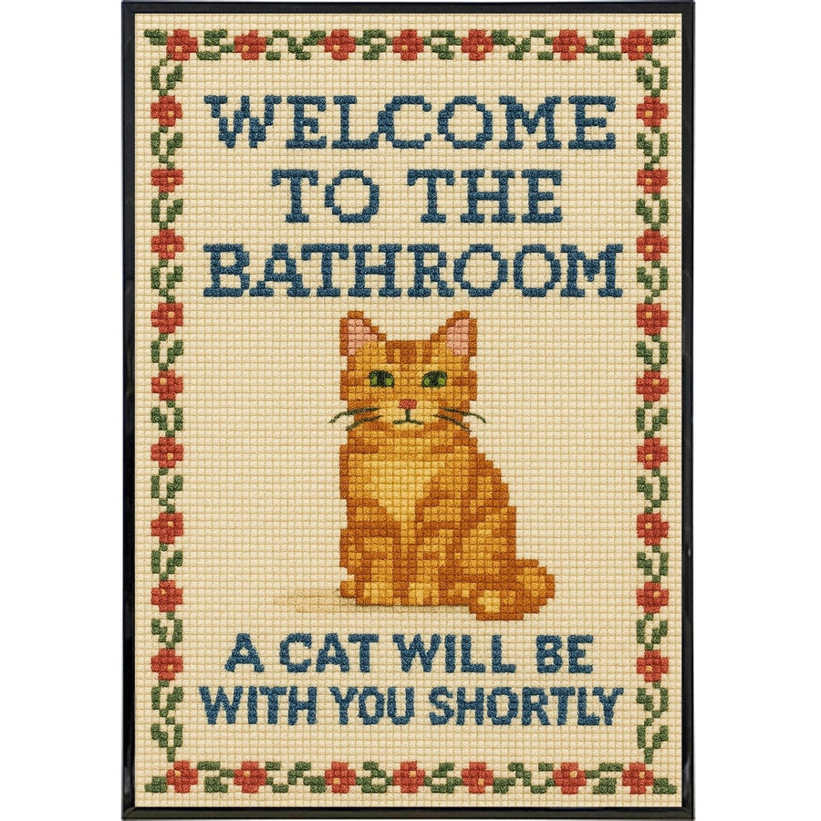 A Cat Will Be With You Shortly Poster Print