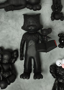 A JOMMENTARY black vinyl figure by XXCRUE Vinyl Art Toy Tenacious Toys® 