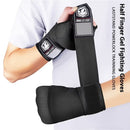 Gel Half Finger Boxing Gloves Hand Bandage