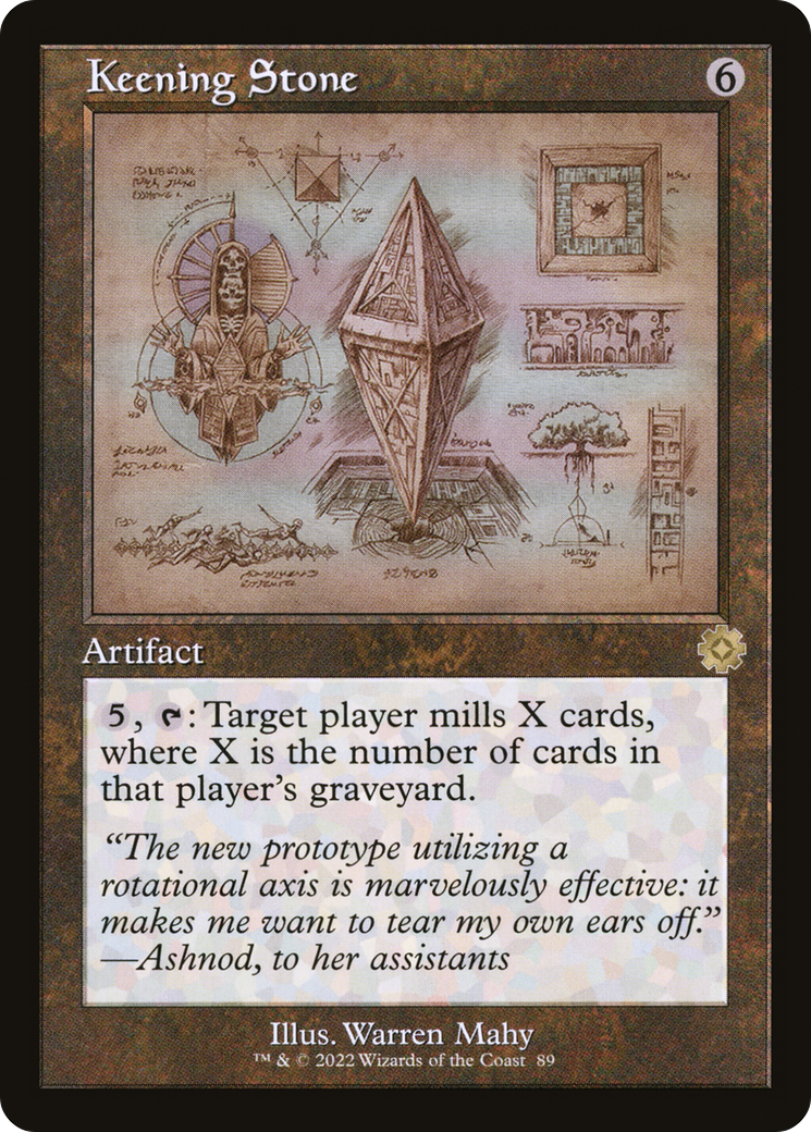Keening Stone (BRR-089) - The Brothers' War Retro Artifacts Foil