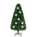 LED Optic Artificial Christmas Tree with Snowflakes