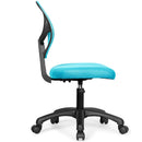 Low-back Computer Task Chair with Adjustable Height and Swivel Casters