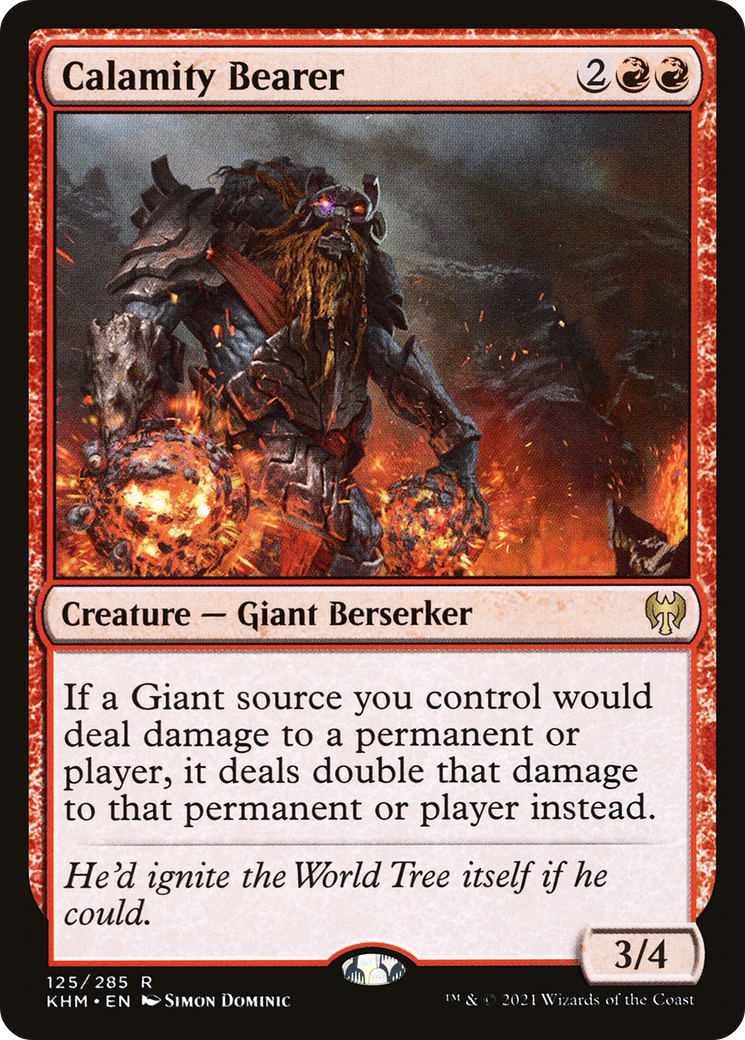 Calamity Bearer (KHM-125) - Kaldheim Foil