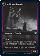 Innocent Traveler // Malicious Invader (DBL-388) - Innistrad: Double Feature: (Double Faced Transform)