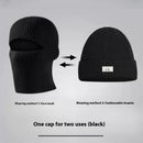 Men's Outdoor Thickened Warm Wool Hat Mask Dual-use