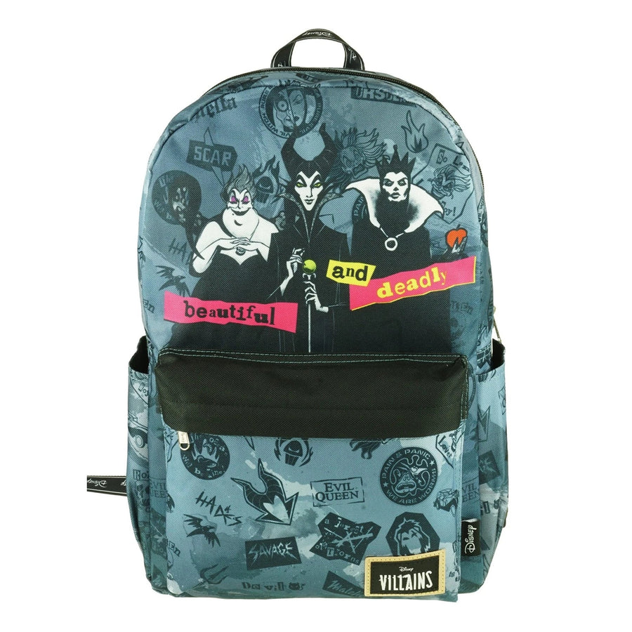 Disney Villains 17” All Over Print Junior Backpack for Kids