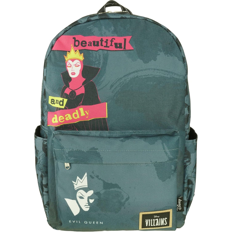 Disney Villains Evil Queen 17” All Over Print Junior Backpack for Kids