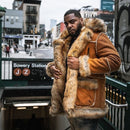 Western-style Tribal Warm Faux Fur Coat