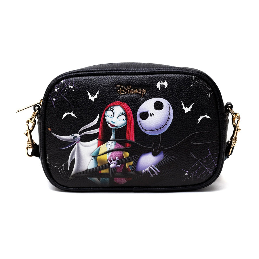 Disney Nightmare Before Christmas - Jack And Sally 6.5 Inch Vegan Leather Crossb