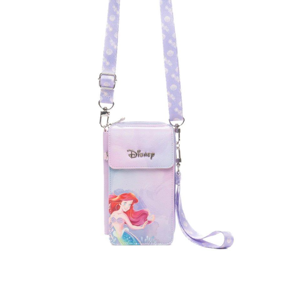 Disney Ariel Vegan Leather Crossbody Wallet