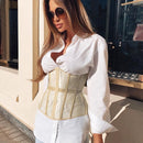Women's Lace-Up Casual Waistcoat