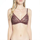 Calvin Klein Women's Siren Lace Triangle Bralette QF4913,Size Small