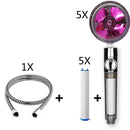 Turbo Propeller Shower Head Handheld High Pressure
