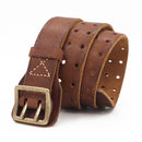 Cowhide Handmade Anti-allergy Men's Leather Belt