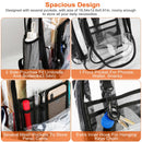 Clear Backpack Heavy Duty Transparent Book Bag Waterproof PVC Clear Backpack 5.3Gal with Reinforced Strap for College Workplace