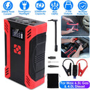 Car Jump Starter with Air Compressor Portable Car Battery Booster with Digital Tire Inflator with 2000mAh Peak Current for 12V Car 6.5L Gas or 4.0L Di