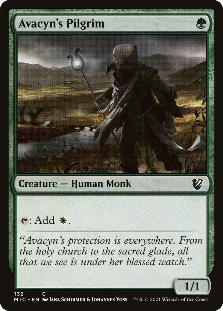 Avacyn's Pilgrim (MIC-132) - Midnight Hunt Commander