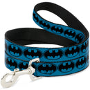 Dog Leash - Bat Signal-3 Blue/Black/Blue