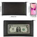 Leather Zip Pouch Minimalist Storage Clutch Bag