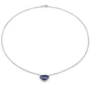 3.92 Carat Genuine Blue Aventurine .925 Sterling Silver Pendant