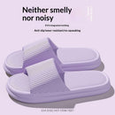 Minimalist Home-use Bathroom Slippers With A Plush Cushioned Feel For Men