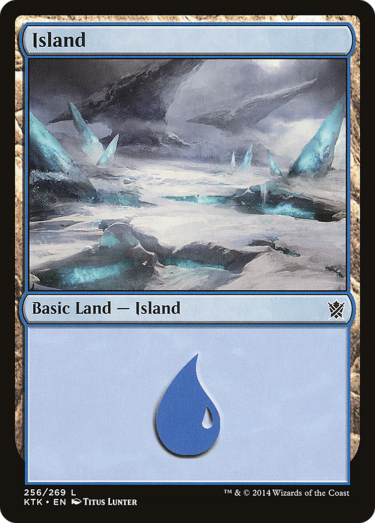 Island (KTK-256) - Khans of Tarkir Foil