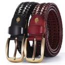 Leather Pin Buckle Handmade Couple's Casual Belt