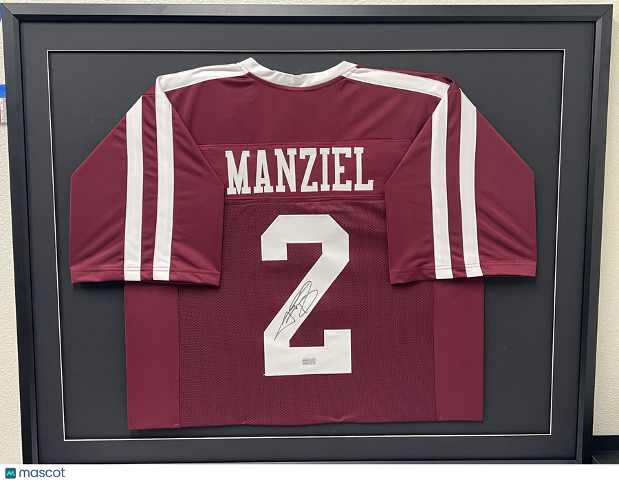 Johnny Manziel Signed Framed Jersey TRISTAR Texas A&M Aggies