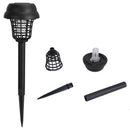 4 Pack Solar Powered Mosquito Zapper Outdoor Insect Killer Torch Waterproof Bug Zapper with UV Light White Light for Yard Garden Farm Patio