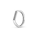 White Copper Plating Fashion Multilateral Ring