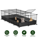 Guinea Pig Cage 47x24x12" with 20 Panels & Waterproof Mat