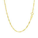 10k Yellow Gold Singapore Chain 1.5mm