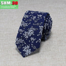 Narrow Casual Patterned Tie For Men
