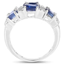 2.44 Carat Genuine Kyanite .925 Sterling Silver Ring