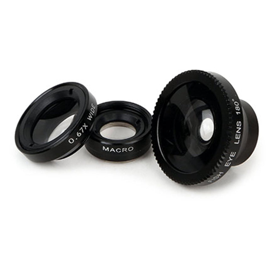 Phone Camera Lens Kit Magnetic 180¡Fisheye Lens 0.67xWide Angle 10X Macro Lens for iPhone  X /8/7/6s Samsung Galaxy S10/S9