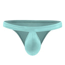 Men's Translucent Ice Silk Low Waist Briefs