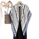 Womens Versatile Floral-print Summer Sun-protective Shawl