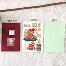 DIY Christmas Cartoon Greeting Card