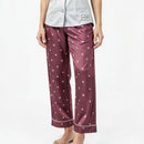 Alfani Women's Satin Pajama Pants, Size Medium